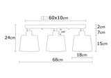 Candelabru Kemer - N-267 - Negru