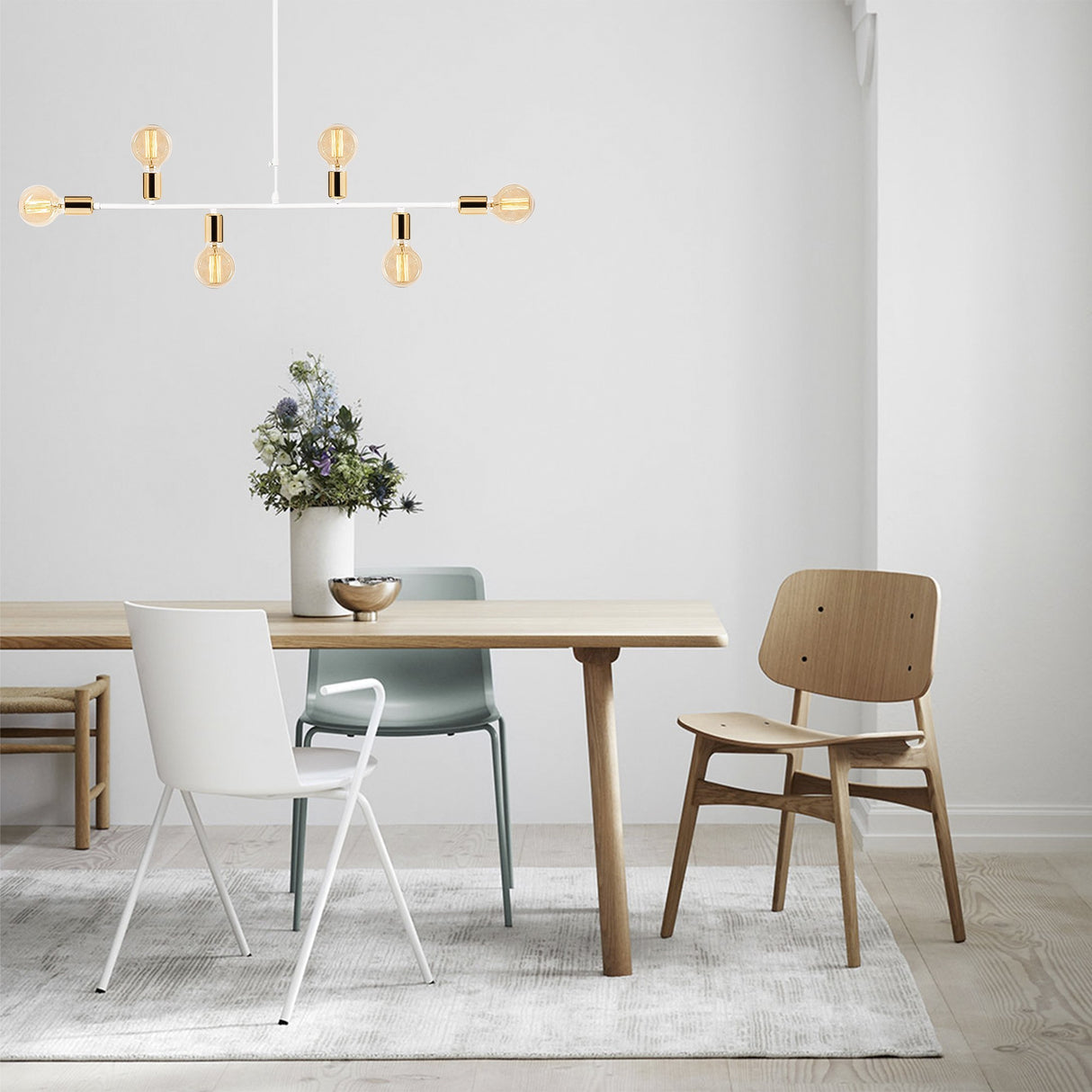 Candelabru Truva - N-696 - Alb