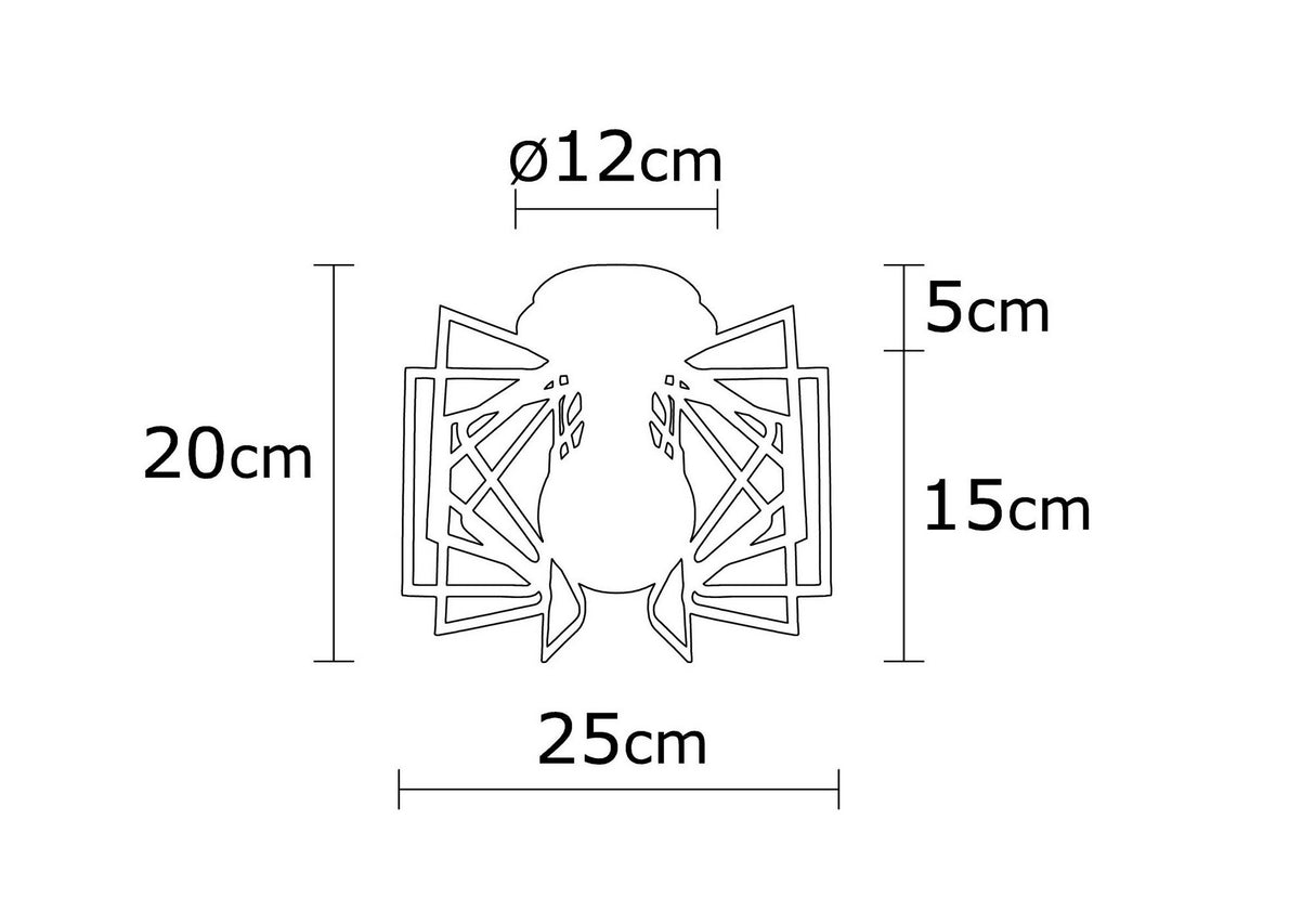 Candelabru Nemrut - N-950 - Negru