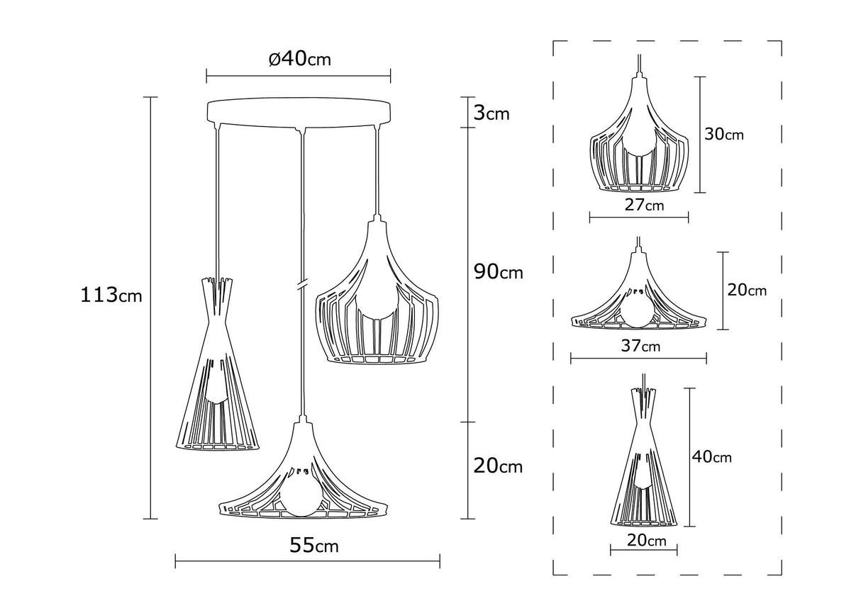 Candelabru Mezopotamya - N-1299 - Auriu