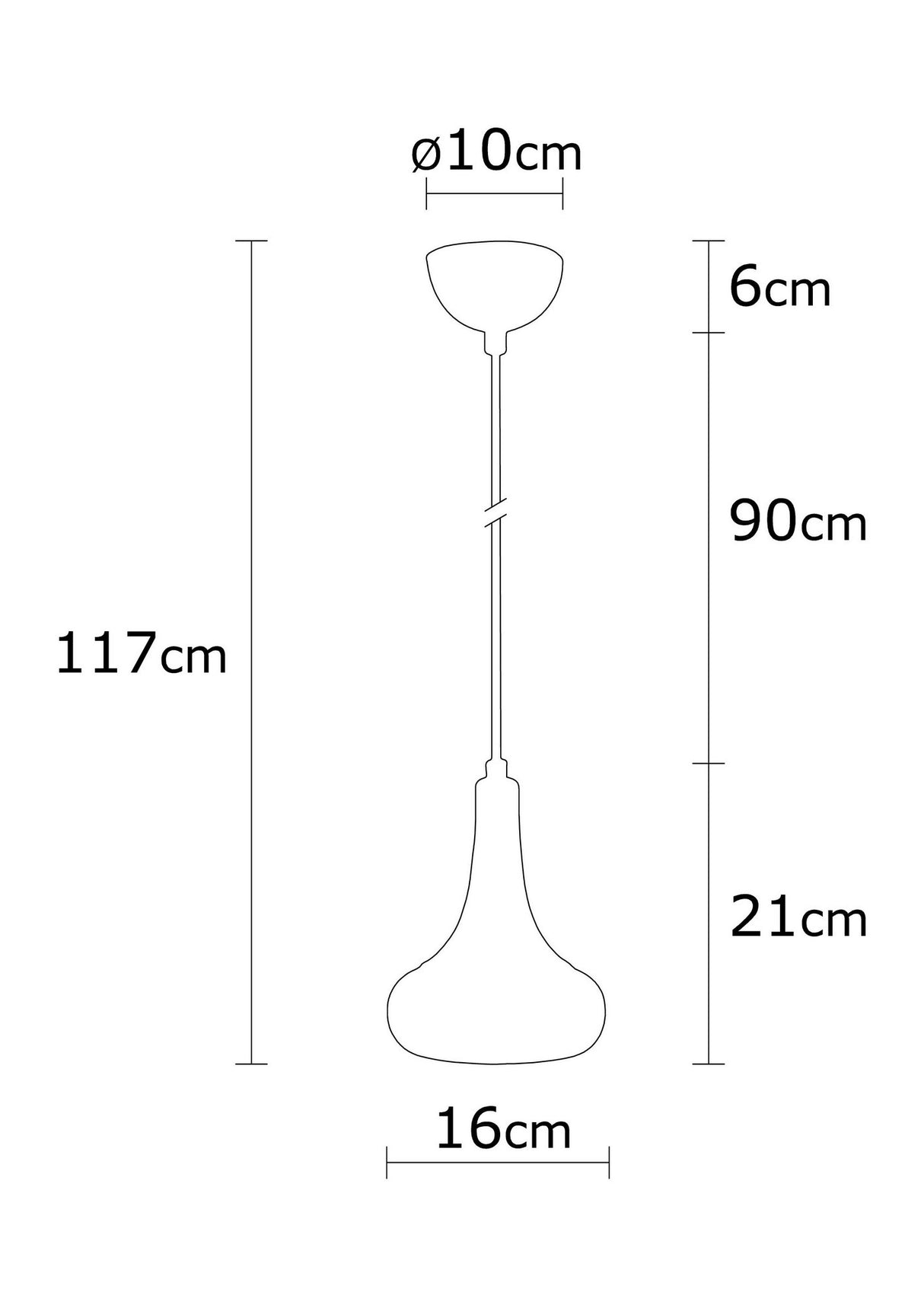 Candelabru Berceste - N-1366 - Negru