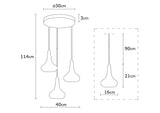 Candelabru Berceste - N-1374 - Negru