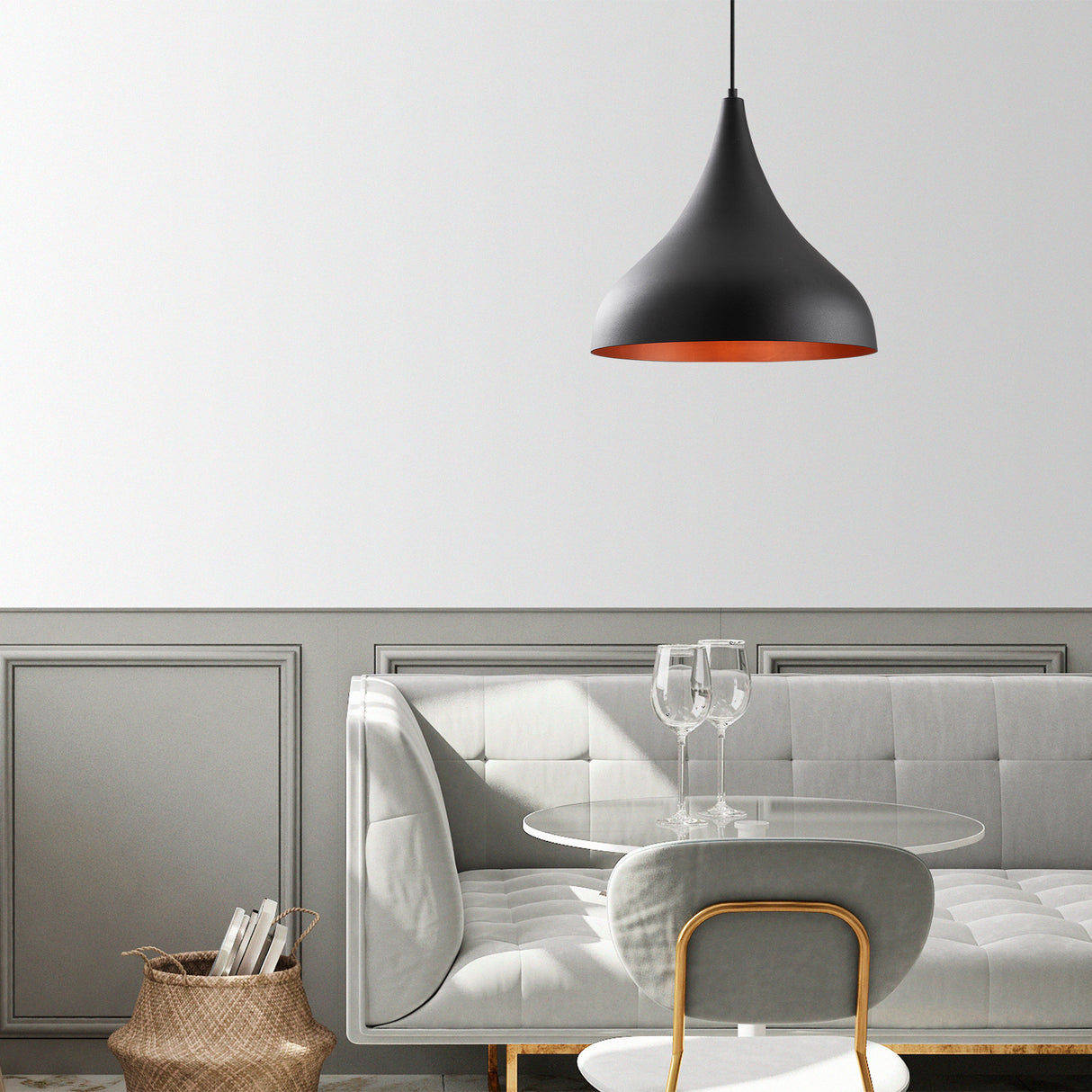 Candelabru Berceste - N-1390 - Negru