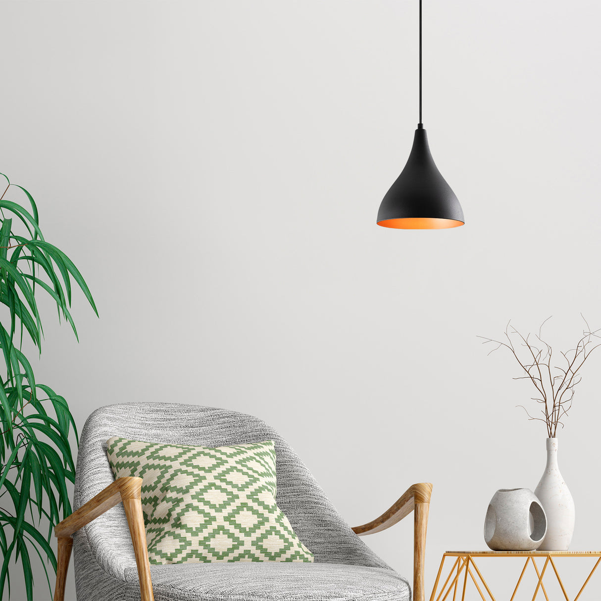 Candelabru Berceste - N-1395 - Negru
