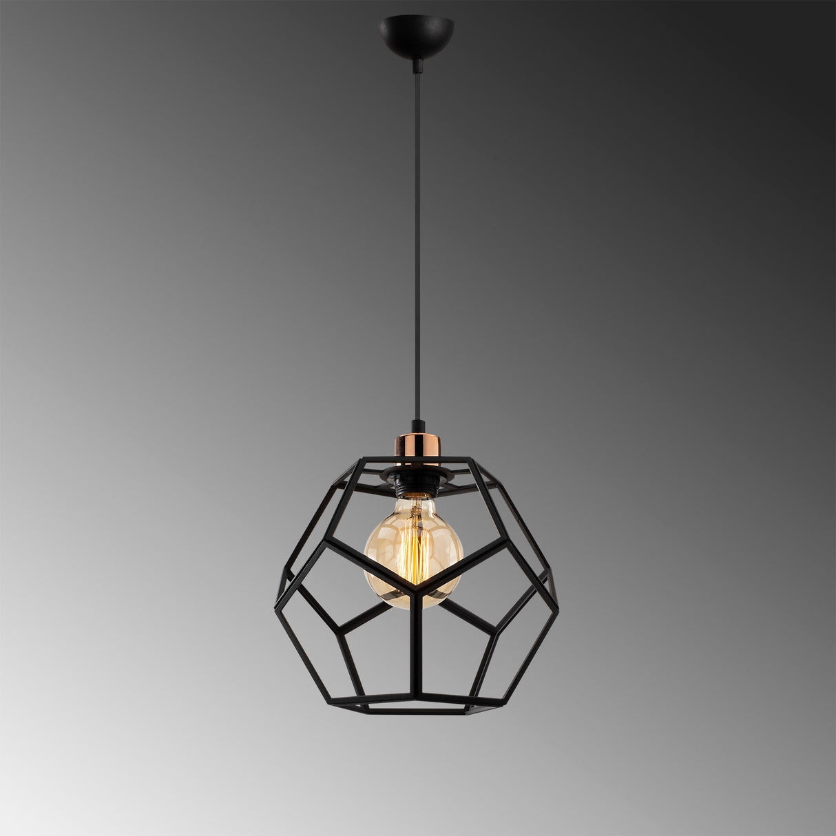Candelabru Degirmen - MR-101 - Negru / Bronz