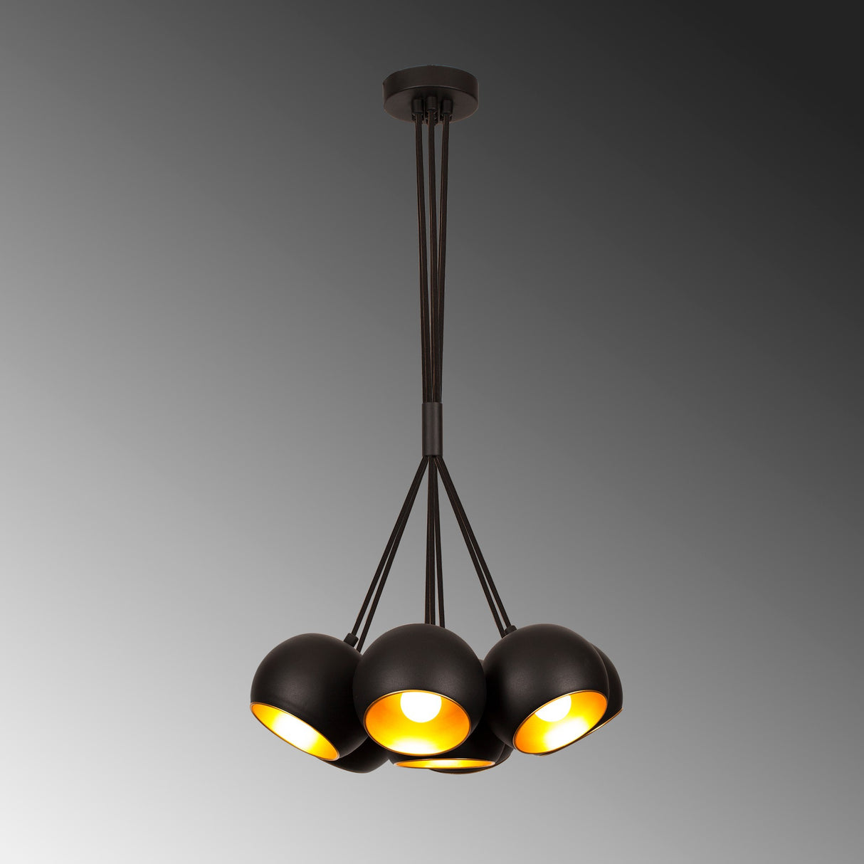 Candelabru Sivani - MR-630 - Negru / Auriu