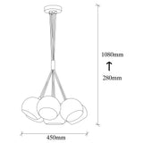 Candelabru Sivani - MR-630 - Negru / Auriu