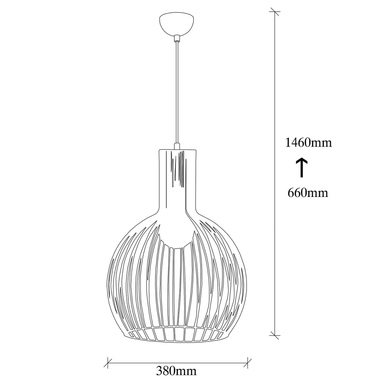 Candelabru Fellini - MR - 756 - Negru