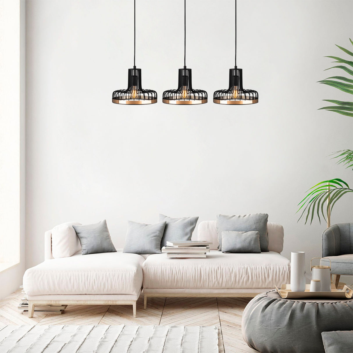 Candelabru Fellini - MR - 774 - Negru / Cupru