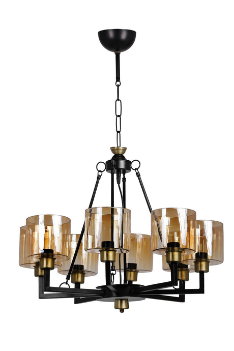 Candelabru Napoli 8 Li Avize - Negru