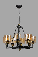 Candelabru Napoli 8 Li Avize - Negru