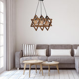 Candelabru Berlin Ahsap 3 Lue Sarkit Yanik - Maro