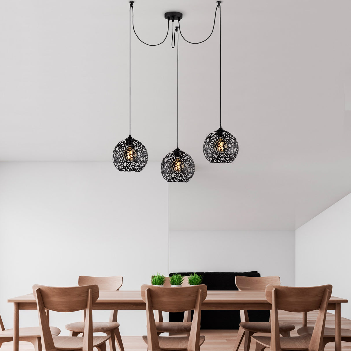 Candelabru Fellini - MR - 897 - Negru