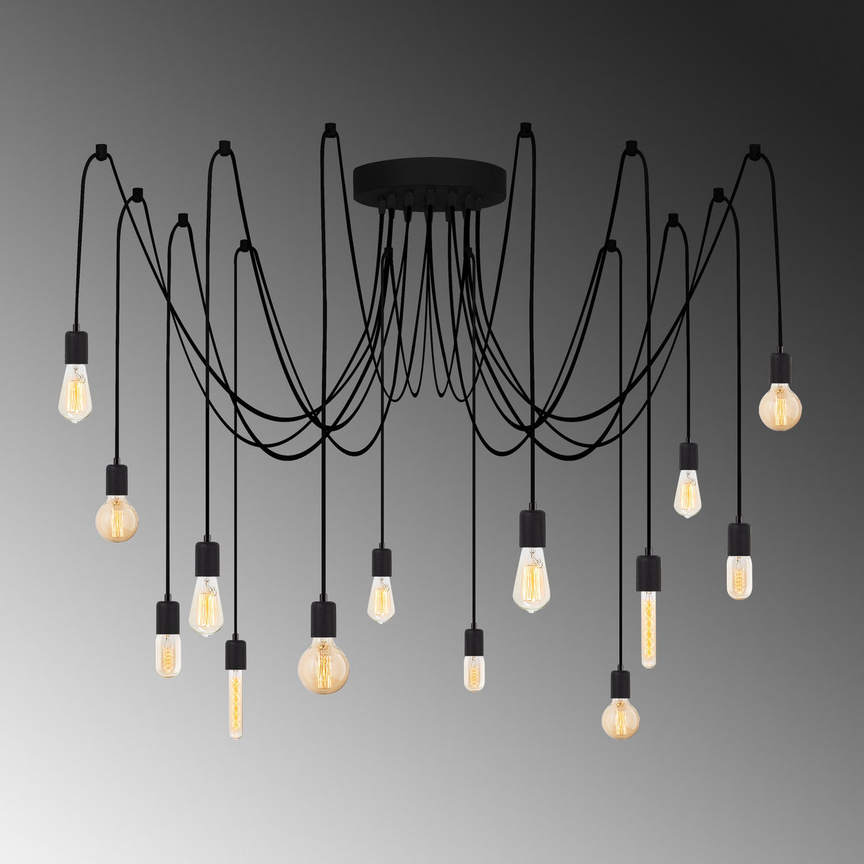 Candelabru Kabluni - MR - 931 - Negru