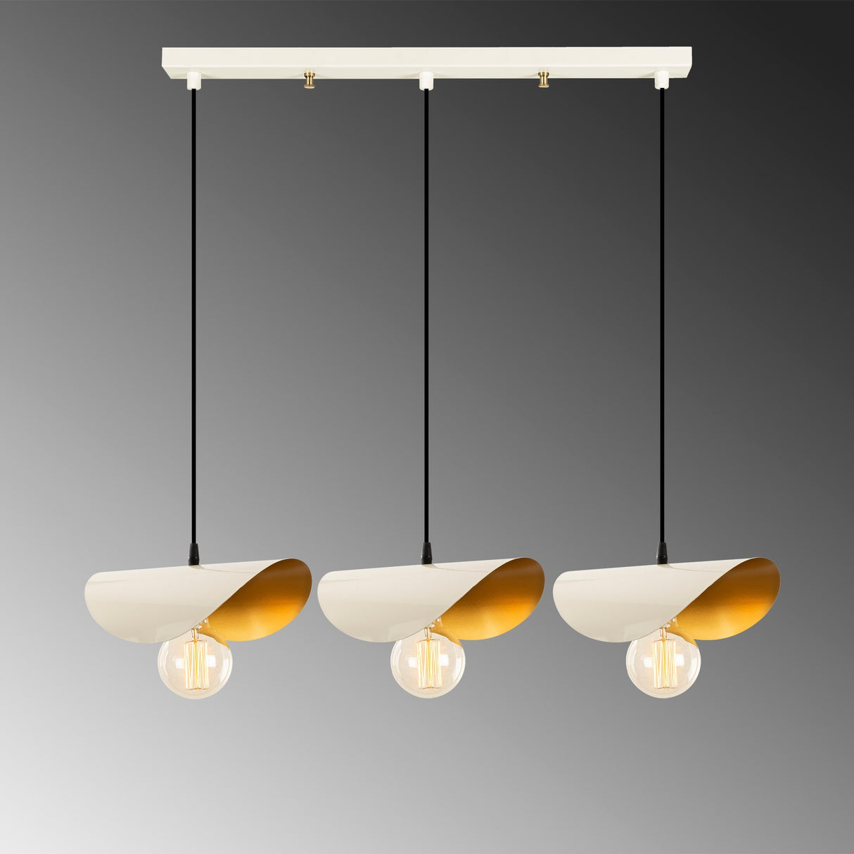 Candelabru Sivani - MR - 965 - Alb / Auriu
