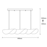 Candelabru Sivani - MR - 965 - Alb / Auriu