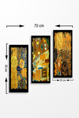 Set tablouri MDF MDF0016 - Multicolor