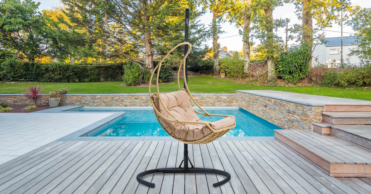 Balansoar Florya - Beige Black - Bej / Negru