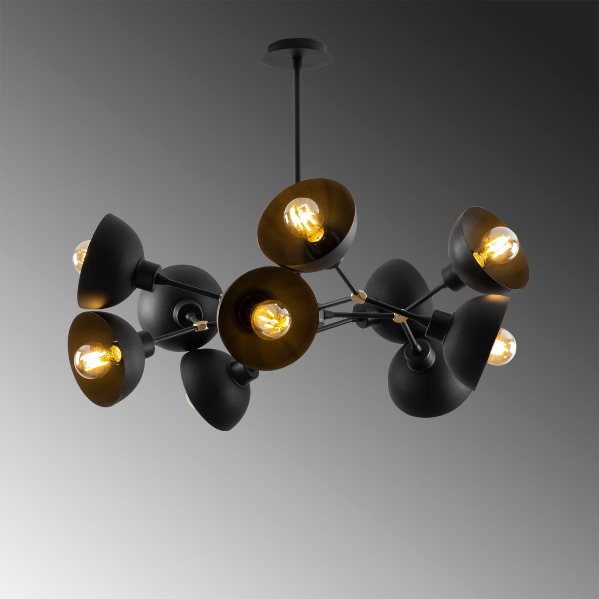 Candelabru Dram - 1091 - Negru