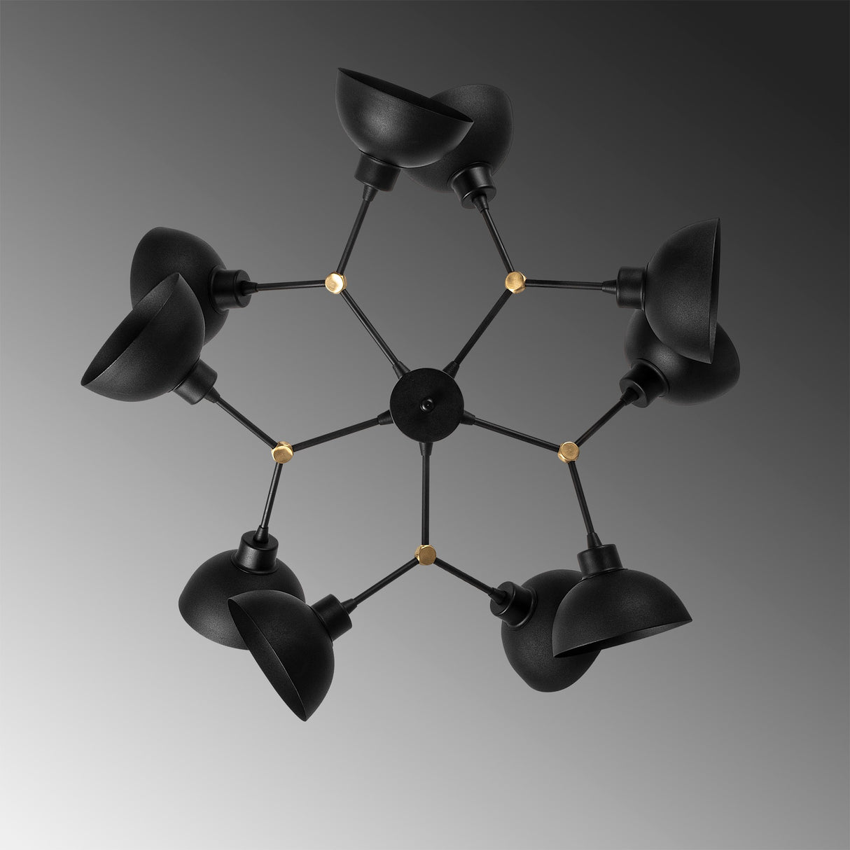 Candelabru Dram - 1091 - Negru