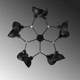 Candelabru Dram - 1091 - Negru