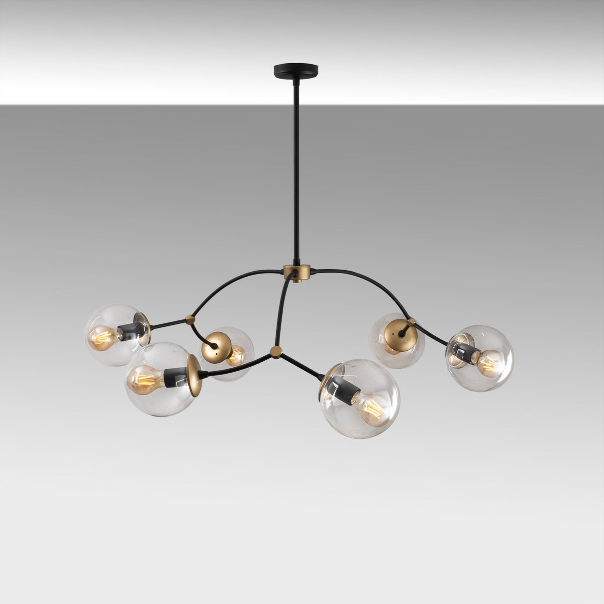 Candelabru Kromozom - 1022 - Negru