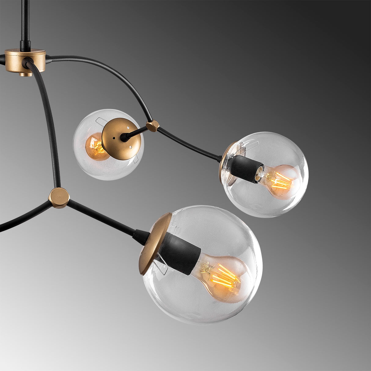 Candelabru Kromozom - 1022 - Negru