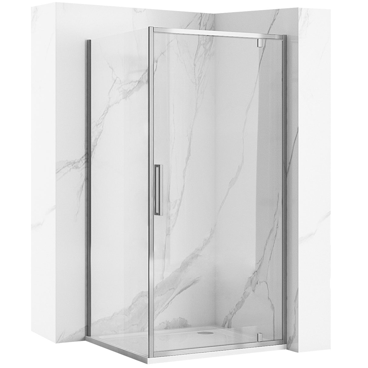 Cabina dus REA Rapid Swing Crom / Usa:90 x Perete:90