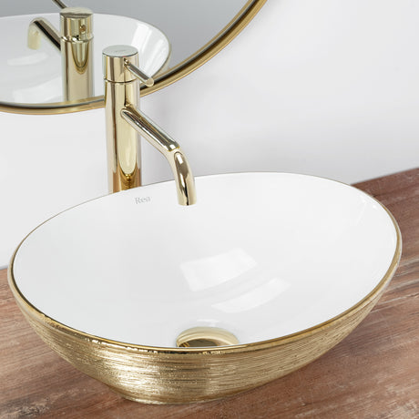 Lavoar pe blat Rea Sofia Brush Gold