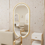 Oglinda LED OLL 60x90 cm Brush Gold
