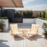 Set mobilier gradina My005 - Maro / Crem