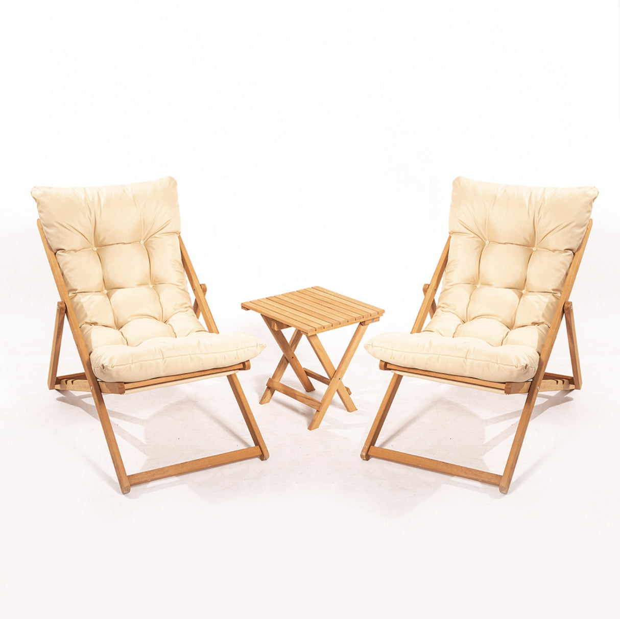 Set mobilier gradina My005 - Maro / Crem