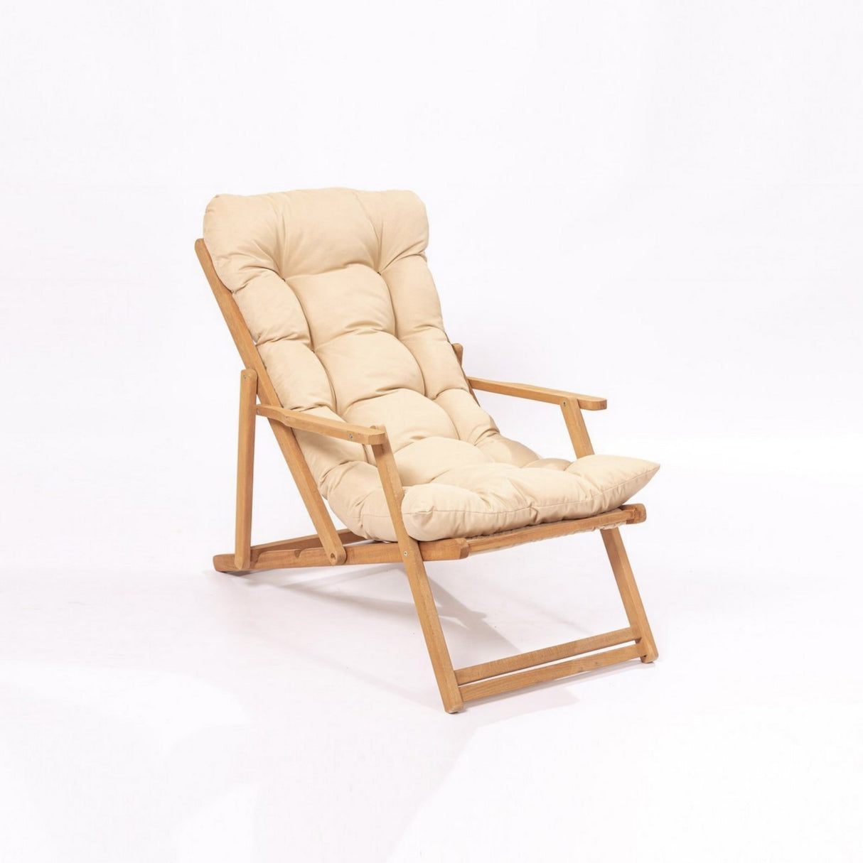 Scaun de gradina My008 - Maro / Crem