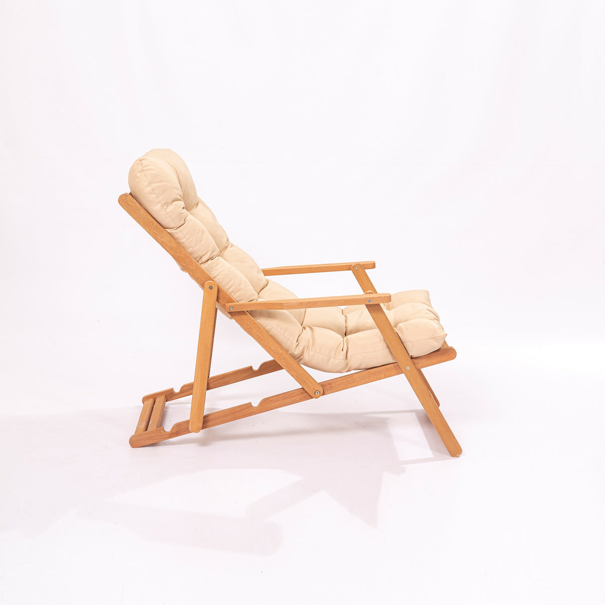 Scaun de gradina My008 - Maro / Crem
