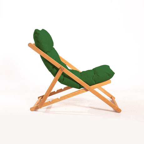 Scaun de gradina My006 - Green - Verde / Natural