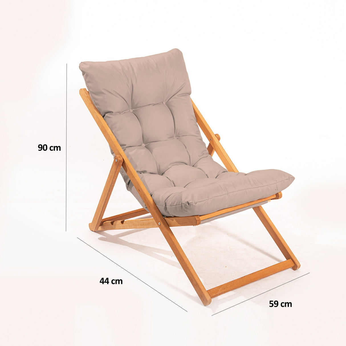 Scaun de gradina My006 - Brown - Maro
