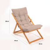 Scaun de gradina My006 - Brown - Maro