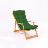 Scaun de gradina My008 - Green - Verde / Natural