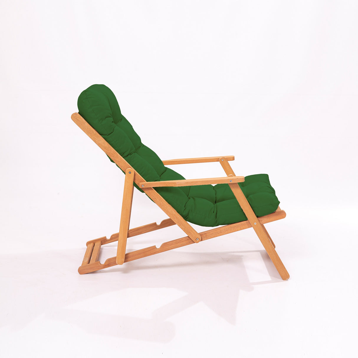 Scaun de gradina My008 - Green - Verde / Natural