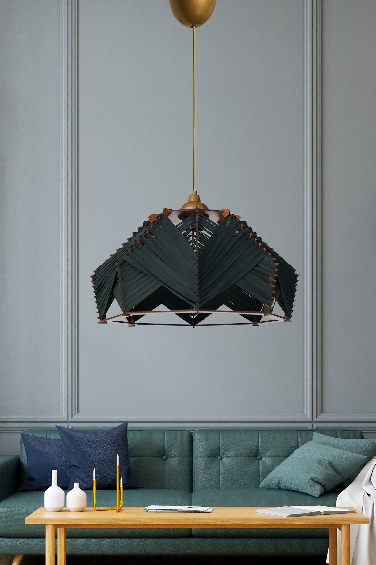 Candelabru YL234 - Verde