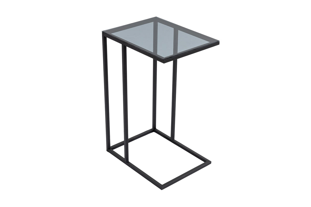 Noptiera Alaska C - Smoked Glass - Negru