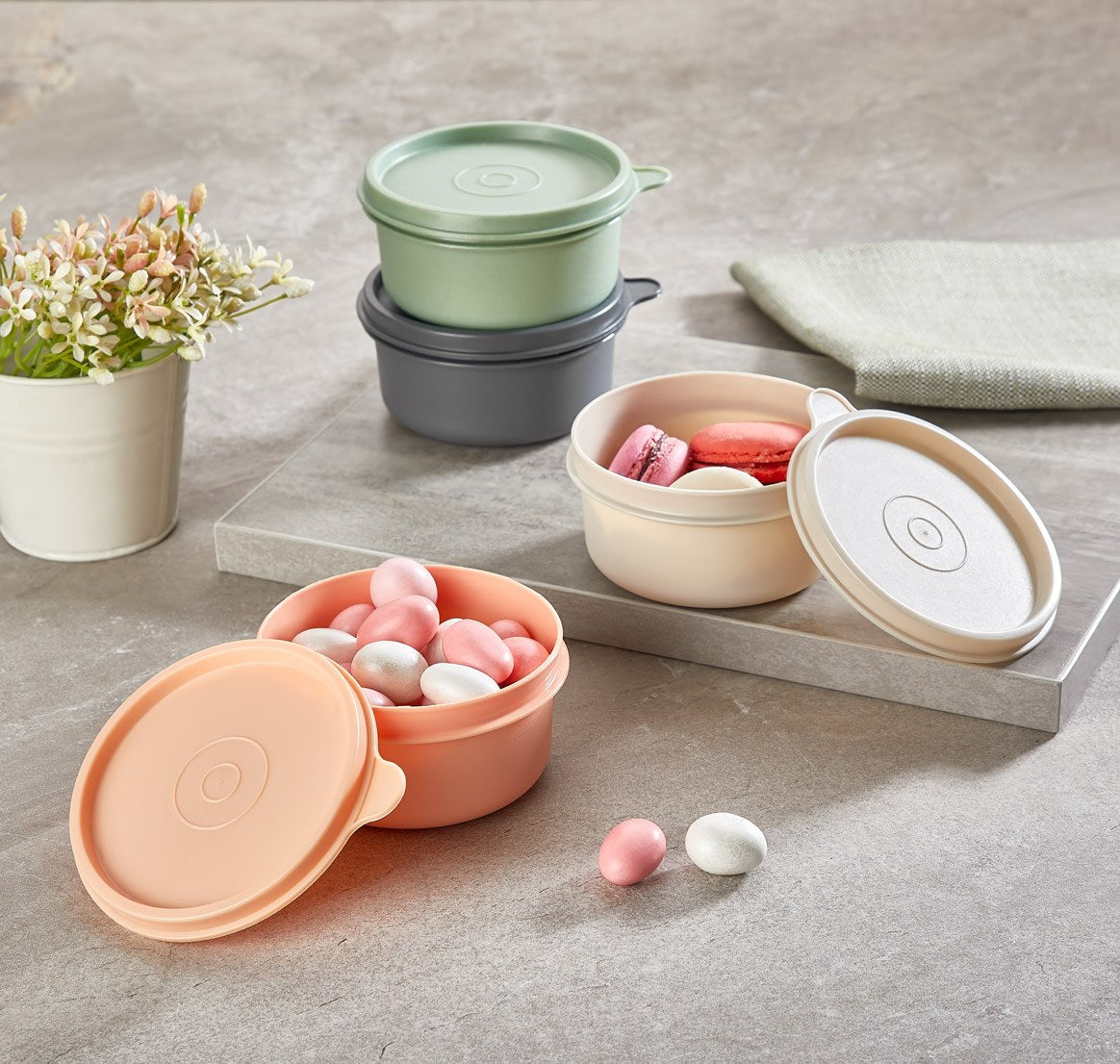 Set cutii depozitare SC-4277 - Antracit