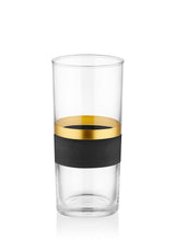 Set pahare GLW0008 - Negru / Auriu