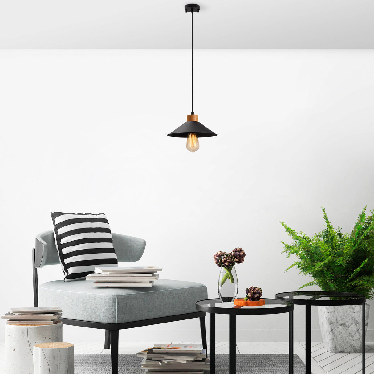Candelabru GMN-00007 - Negru