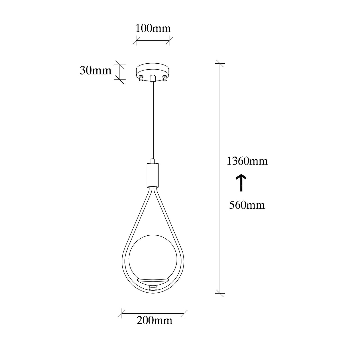 Candelabru GMN-00008 - Negru