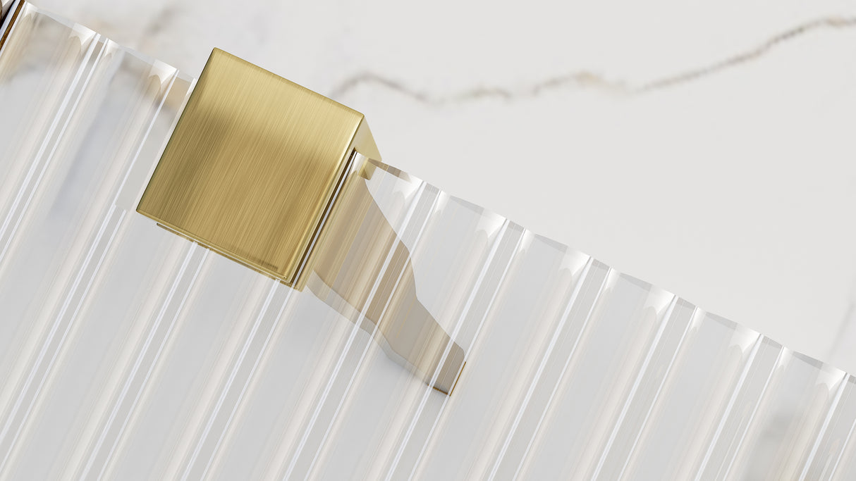 Paravan de dus Rea Aero Intimo Gold Brush 90