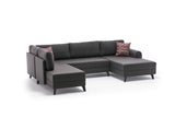 Canapea coltar Belen - Anthracite - Antracit