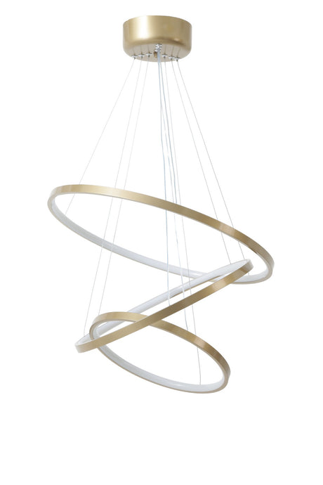 Candelabru Luex Cember 3 Lue Eskitme Ledli Avize 3 Renk - Cupru