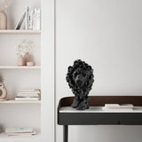 Obiect decorativ Lion-4 - Negru