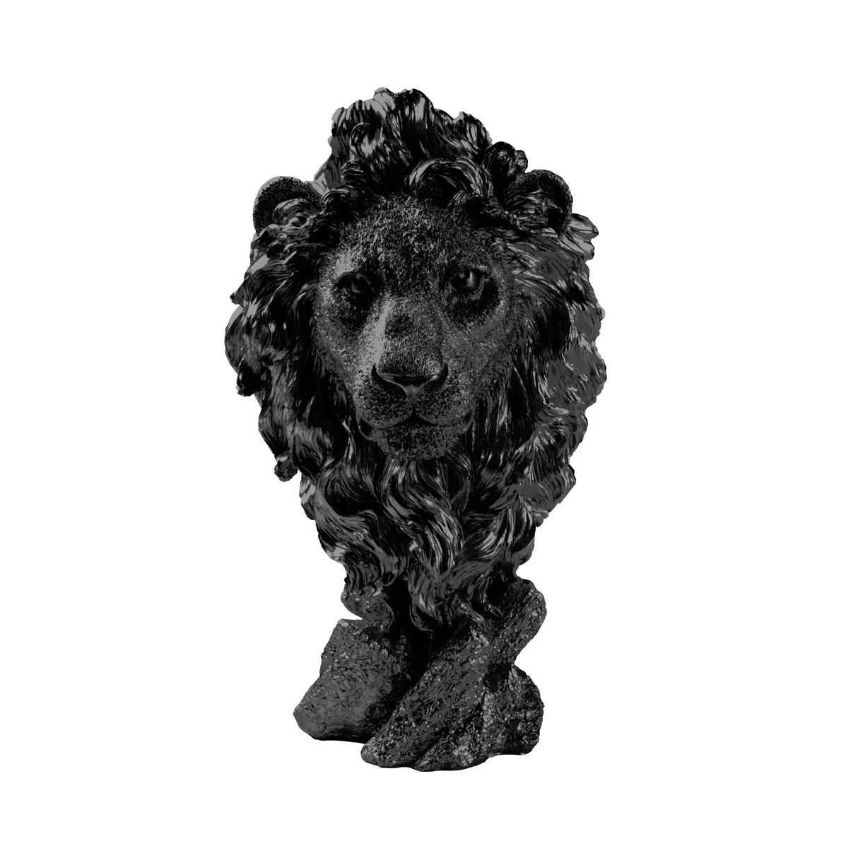 Obiect decorativ Lion-4 - Negru